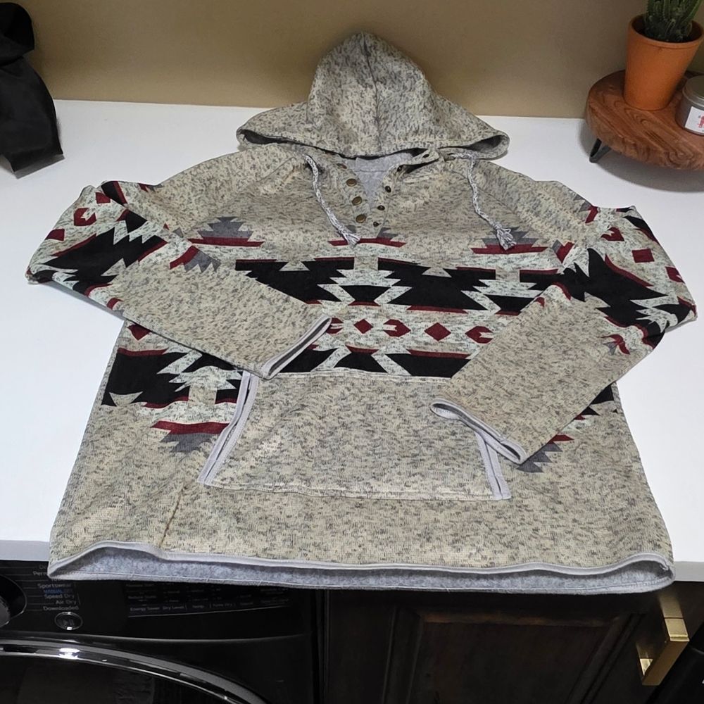 Southwestern Half Snap Pullover